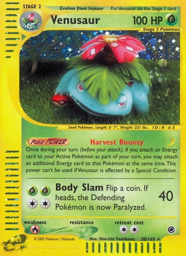 Venusaur 30/165, Expedition Base Set