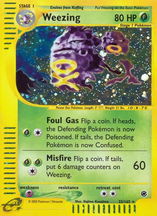 Weezing 32/165, Expedition Base Set