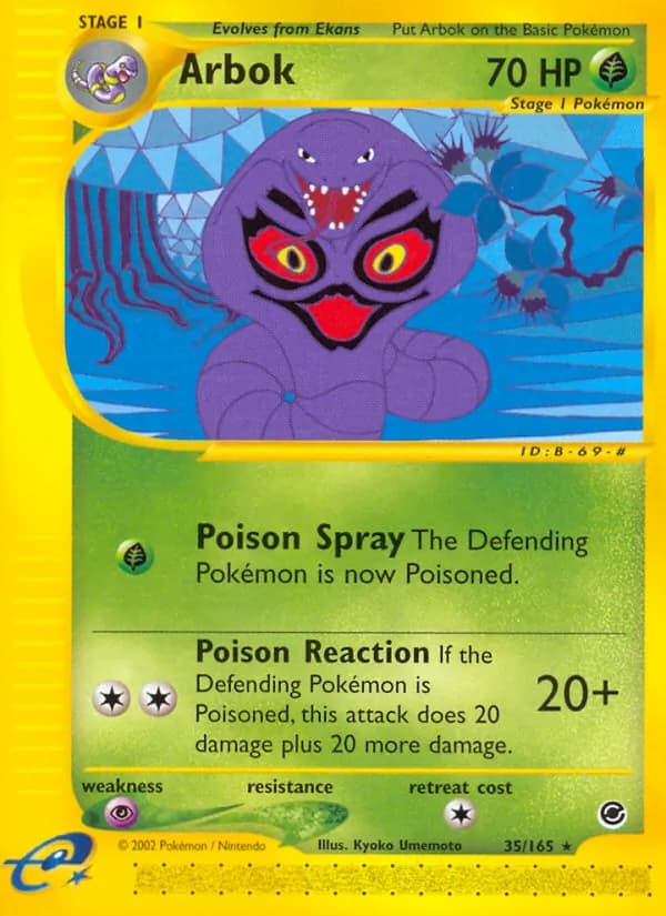 Arbok 35/165, Expedition Base Set