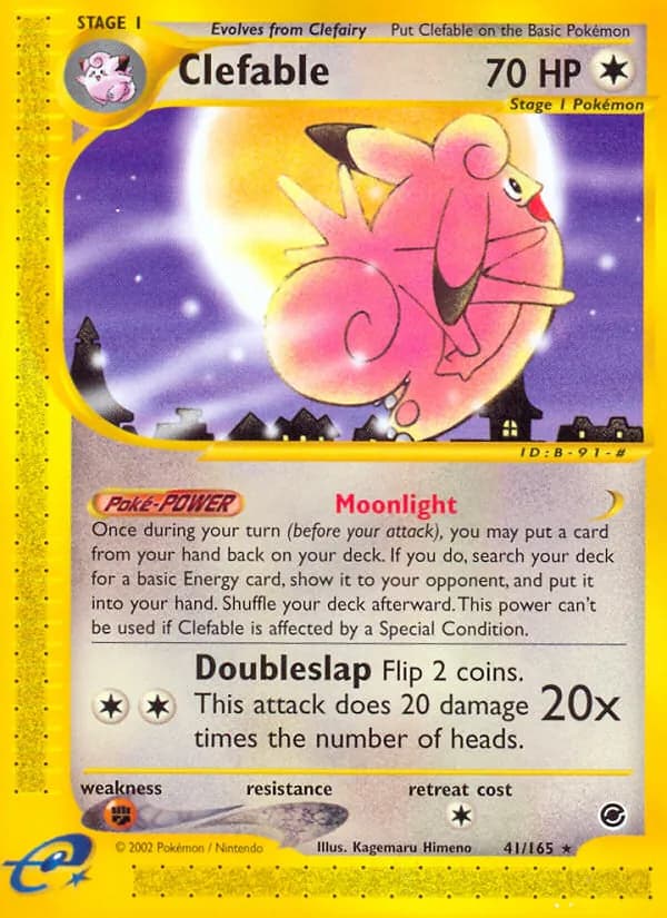 Clefable 41/165, Expedition Base Set