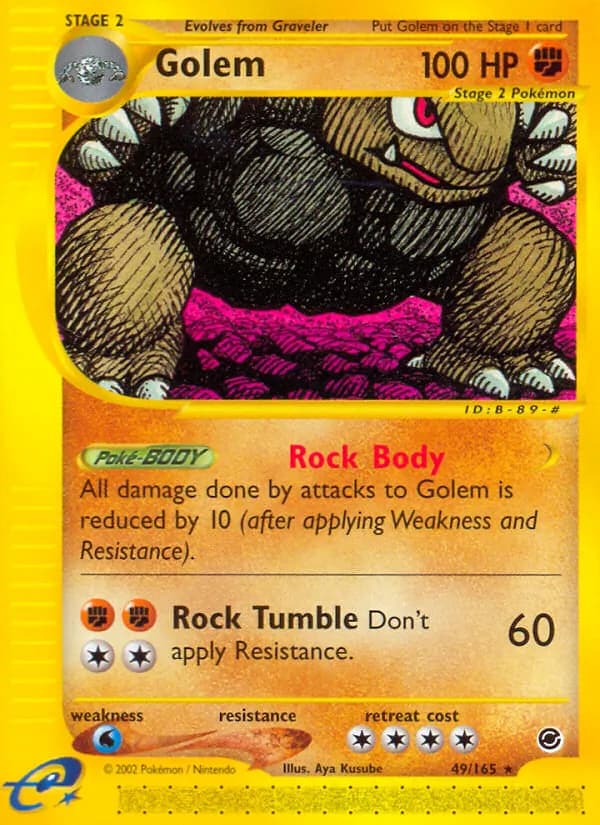 Golem 49/165, Expedition Base Set