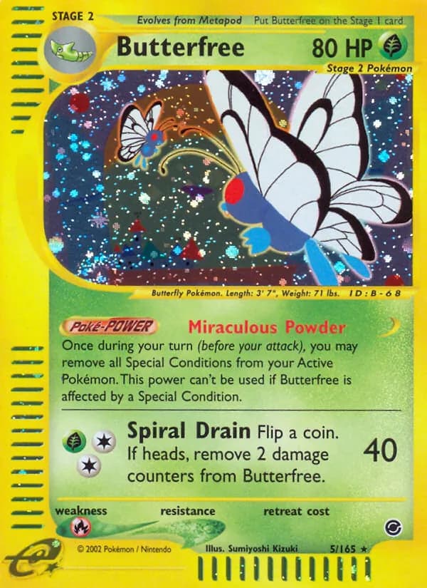 Butterfree 5/165, Expedition Base Set