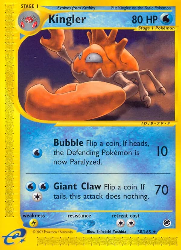 Kingler 50/165, Expedition Base Set