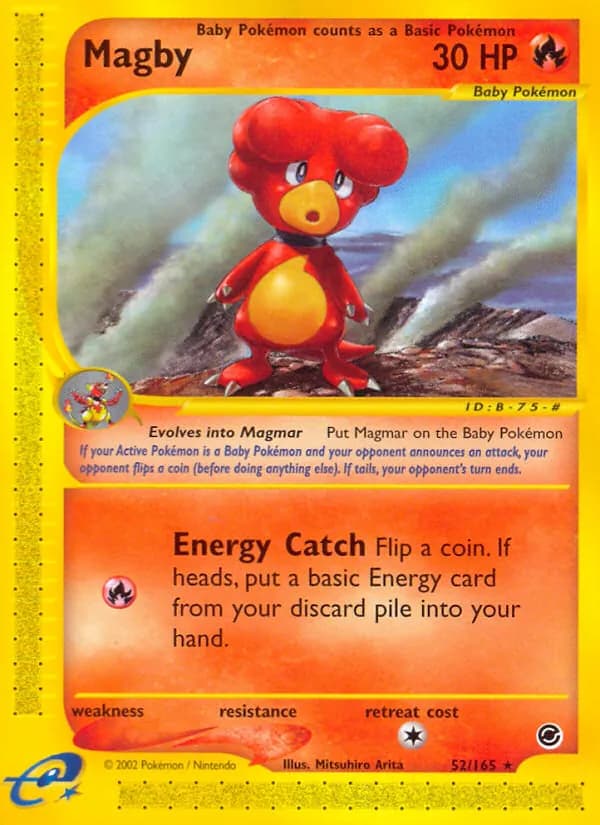 Magby 52/165, Expedition Base Set
