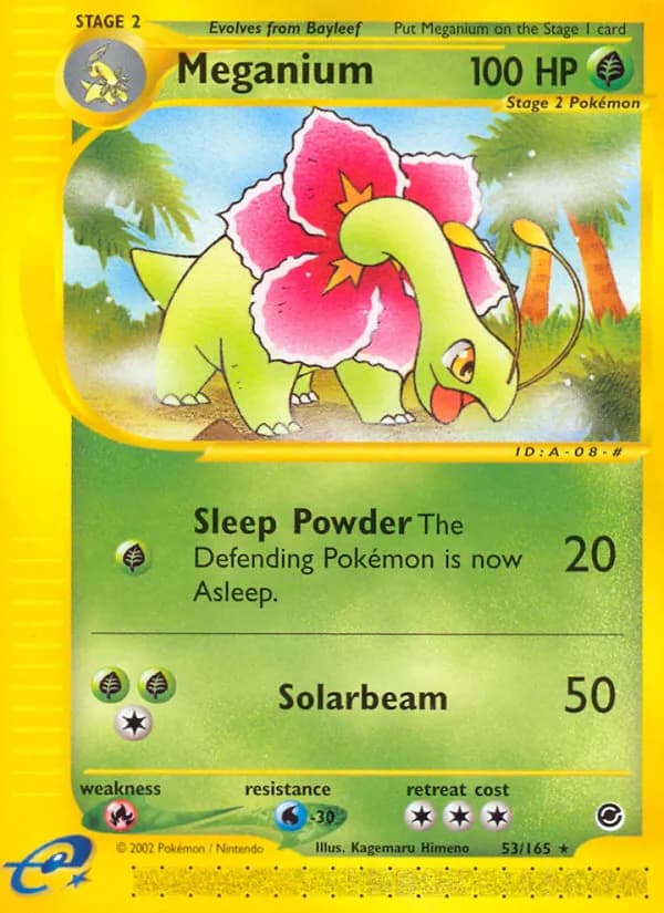 Meganium 53/165, Expedition Base Set