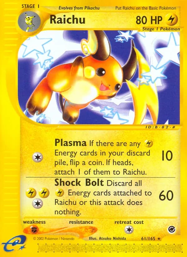 Raichu 61/165, Expedition Base Set
