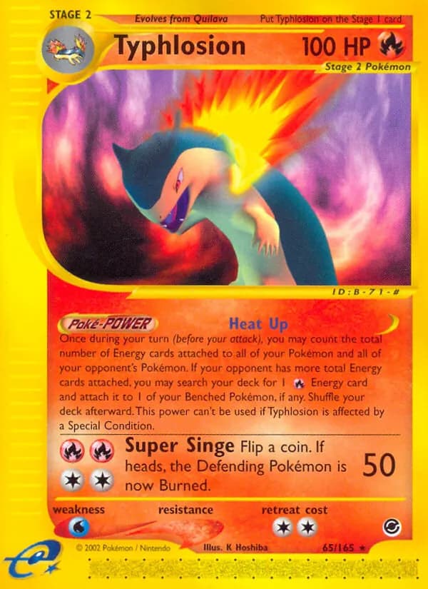 Typhlosion 65/165, Expedition Base Set