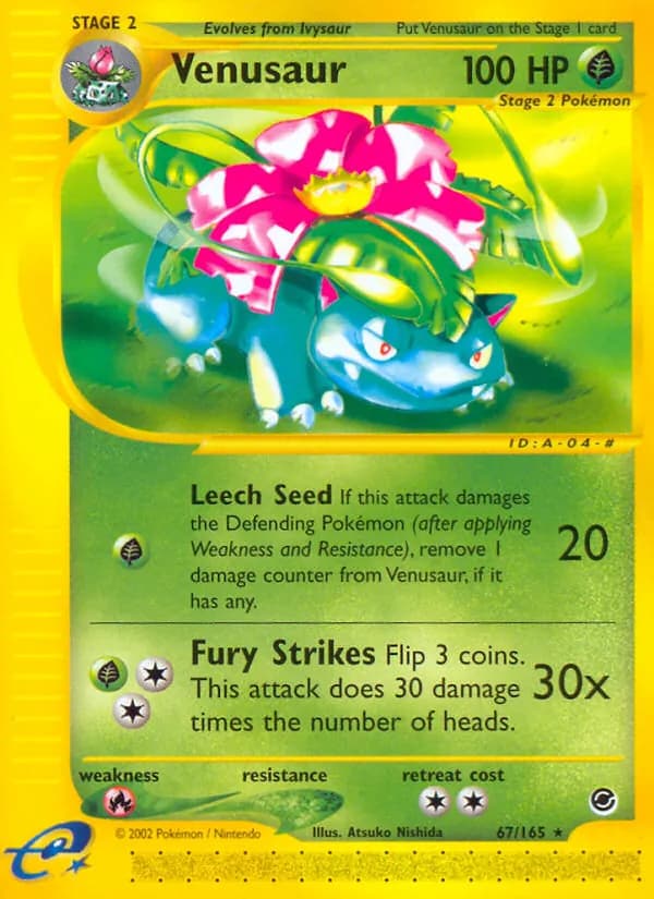 Venusaur 67/165, Expedition Base Set