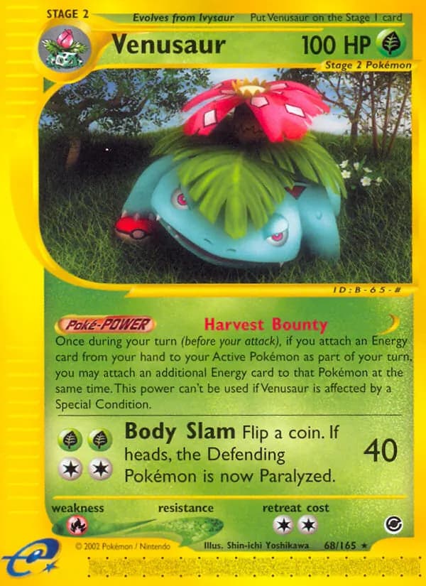 Venusaur 68/165, Expedition Base Set