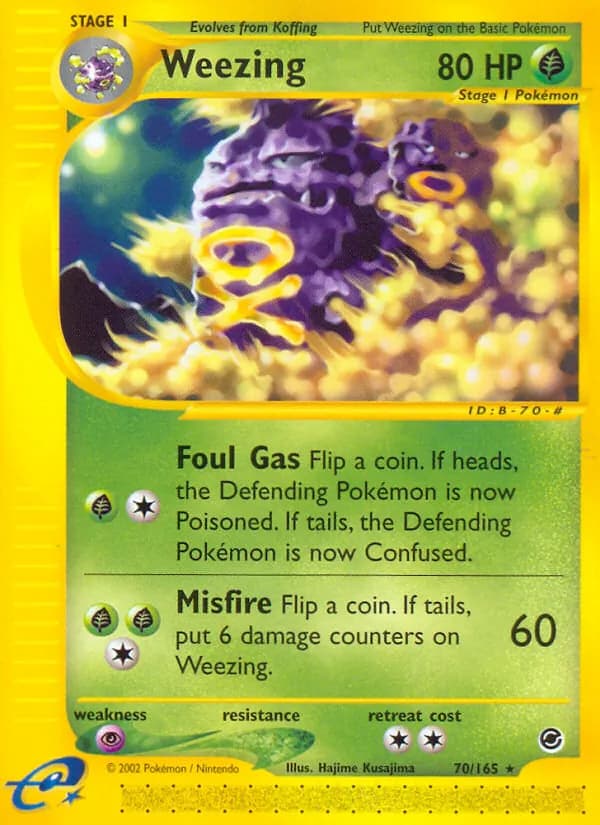 Weezing 70/165, Expedition Base Set