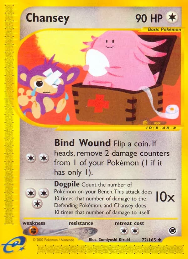 Chansey 72/165, Expedition Base Set