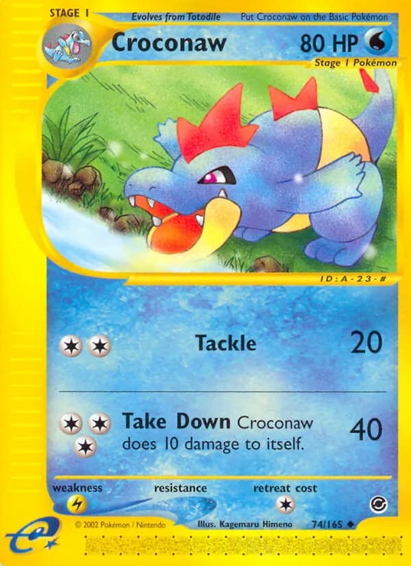 Croconaw 74/165, Expedition Base Set