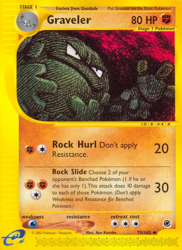 Graveler 79/165, Expedition Base Set