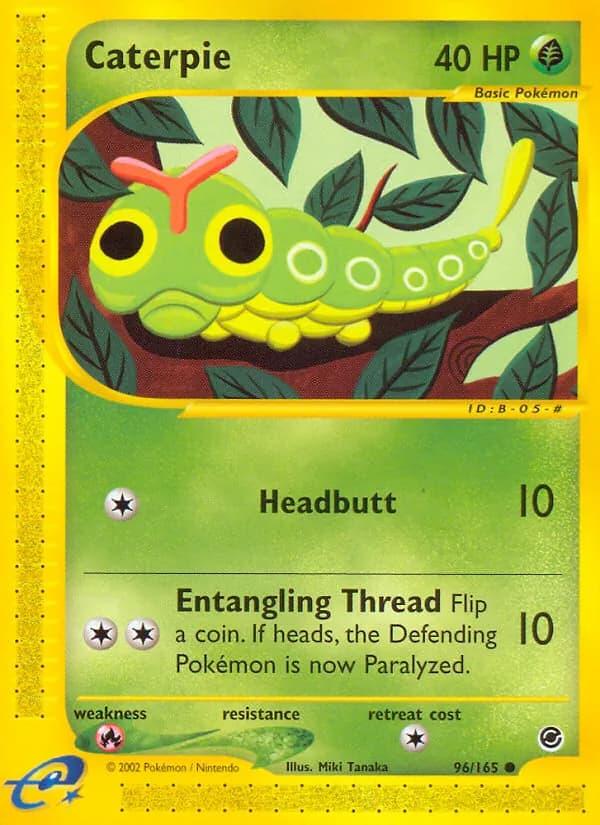 Caterpie 96/165, Expedition Base Set