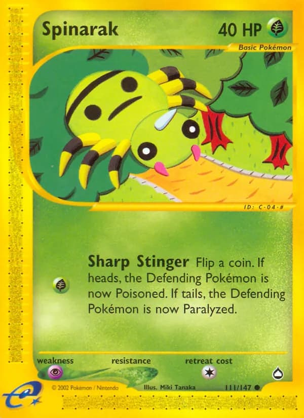 Spinarak 111/147, Aquapolis