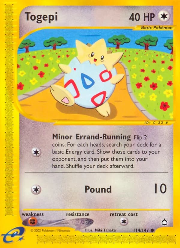Togepi 114/147, Aquapolis