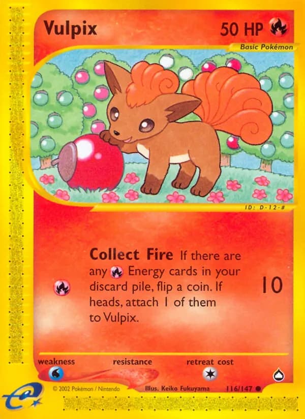 Vulpix 116/147, Aquapolis