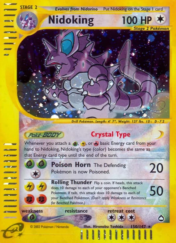 Nidoking 150/147, Aquapolis