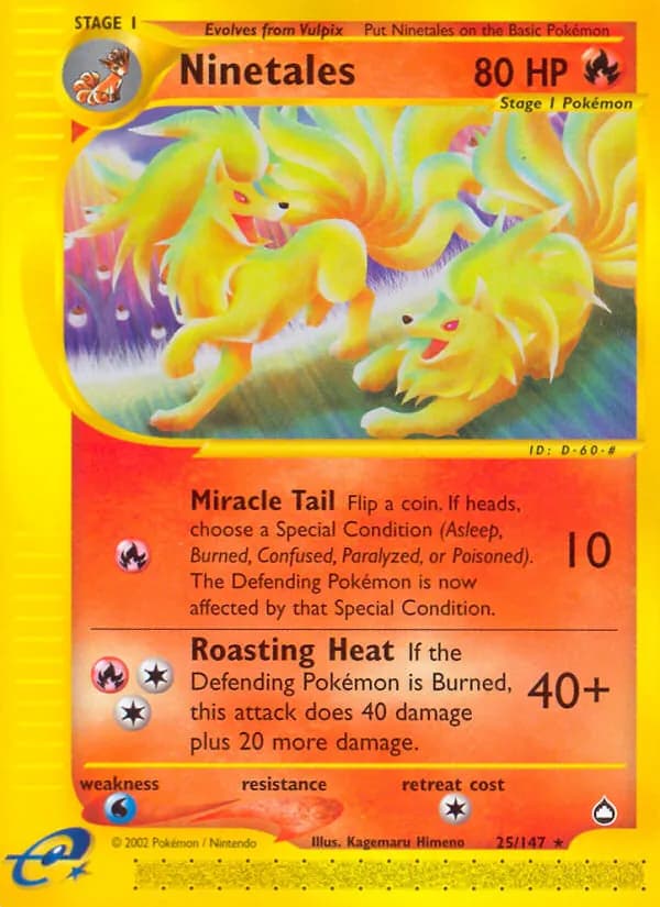 Ninetales 25/147, Aquapolis