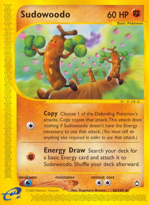 Sudowoodo 36/147, Aquapolis