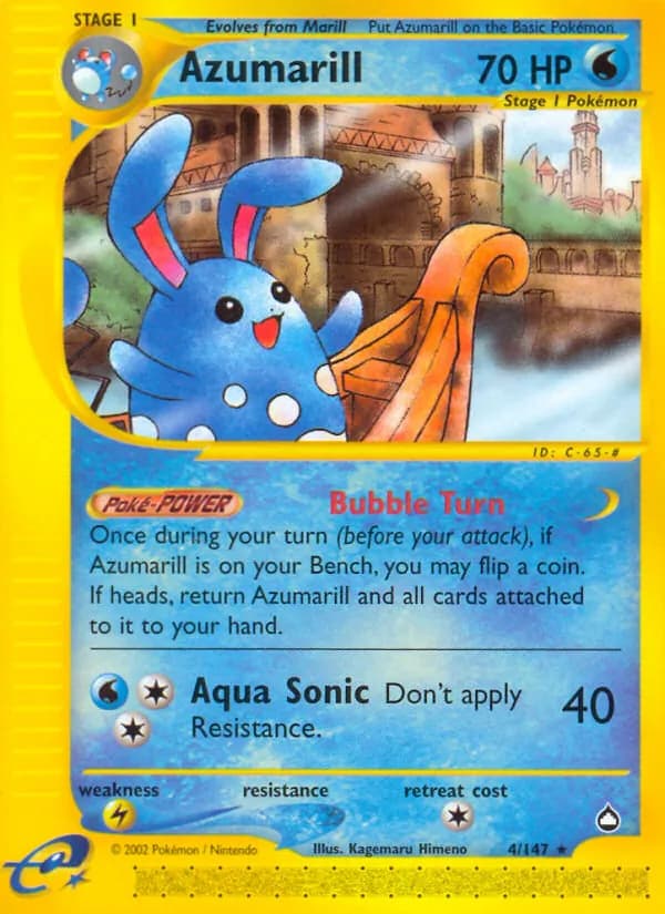 Azumarill 4/147, Aquapolis