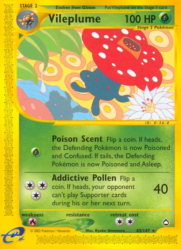 Vileplume 43/147, Aquapolis