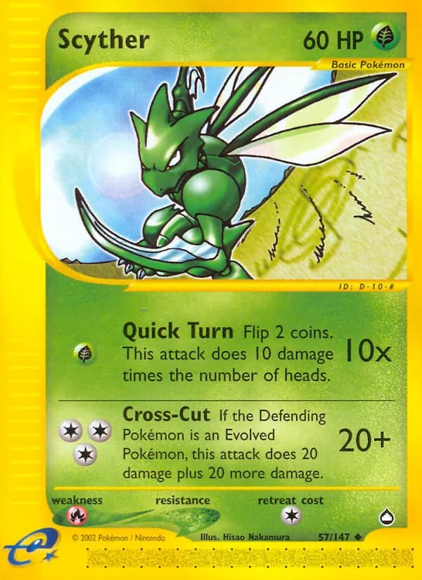 Scyther 57/147, Aquapolis