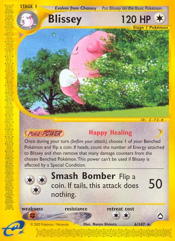 Blissey 6/147, Aquapolis