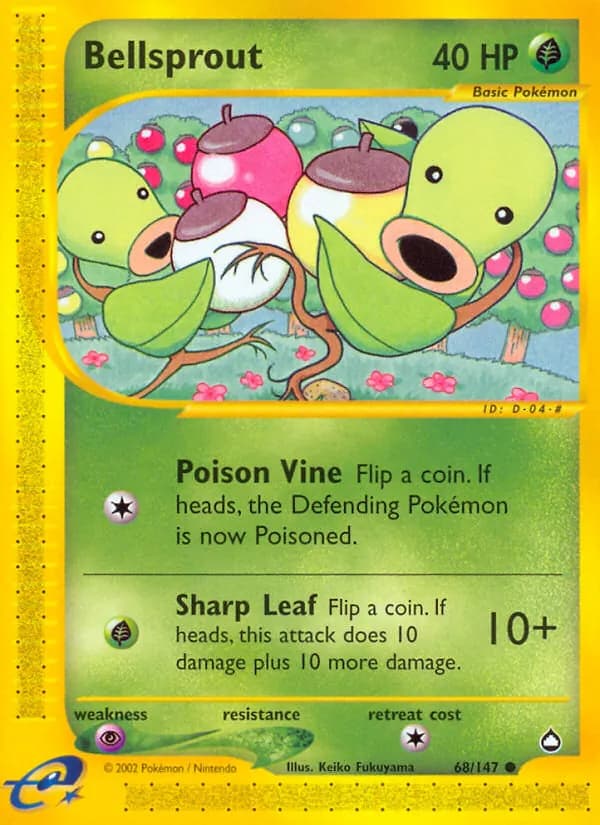 Bellsprout 68/147, Aquapolis