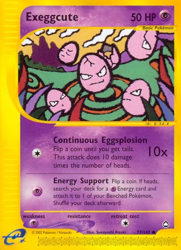 Exeggcute 77/147, Aquapolis