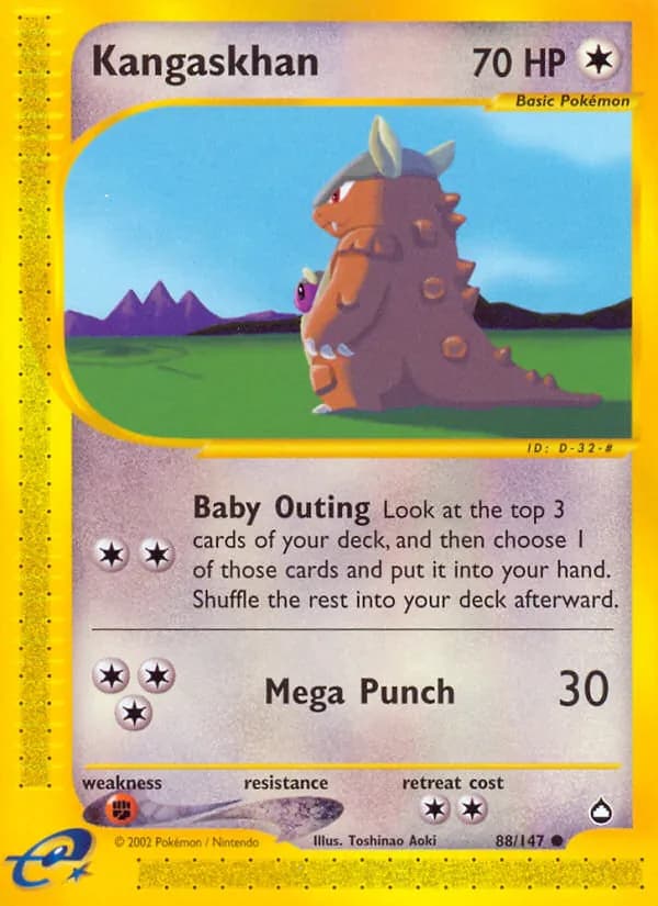 Kangaskhan 88/147, Aquapolis