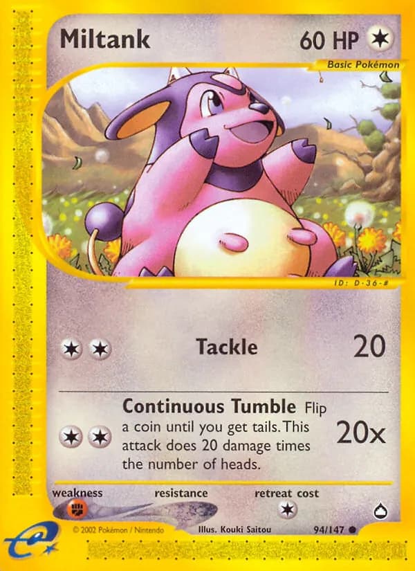 Miltank 94/147, Aquapolis