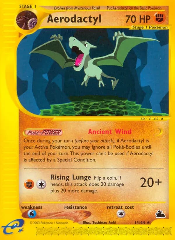 Aerodactyl 1/144, Skyridge