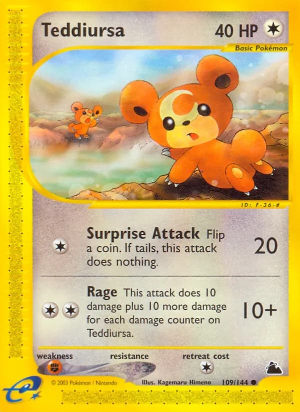 Teddiursa 109/144, Skyridge