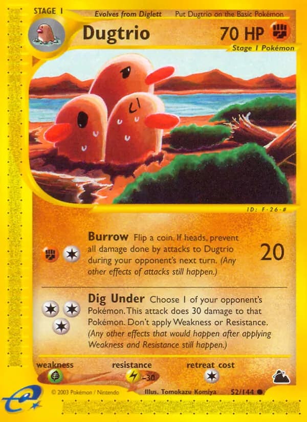 Dugtrio 52/144, Skyridge