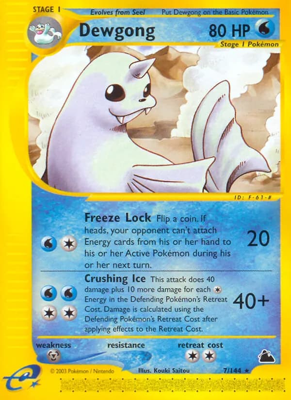 Dewgong 7/144, Skyridge