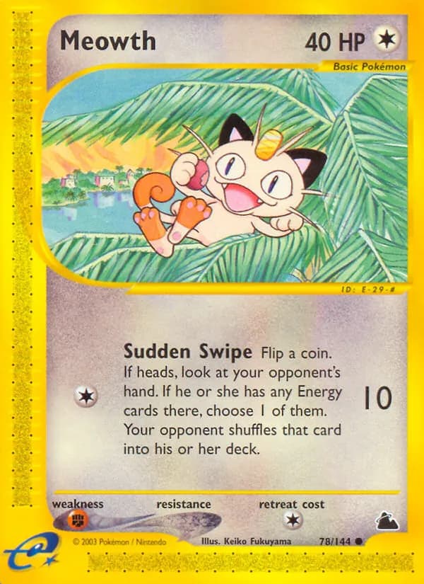 Meowth 78/144, Skyridge