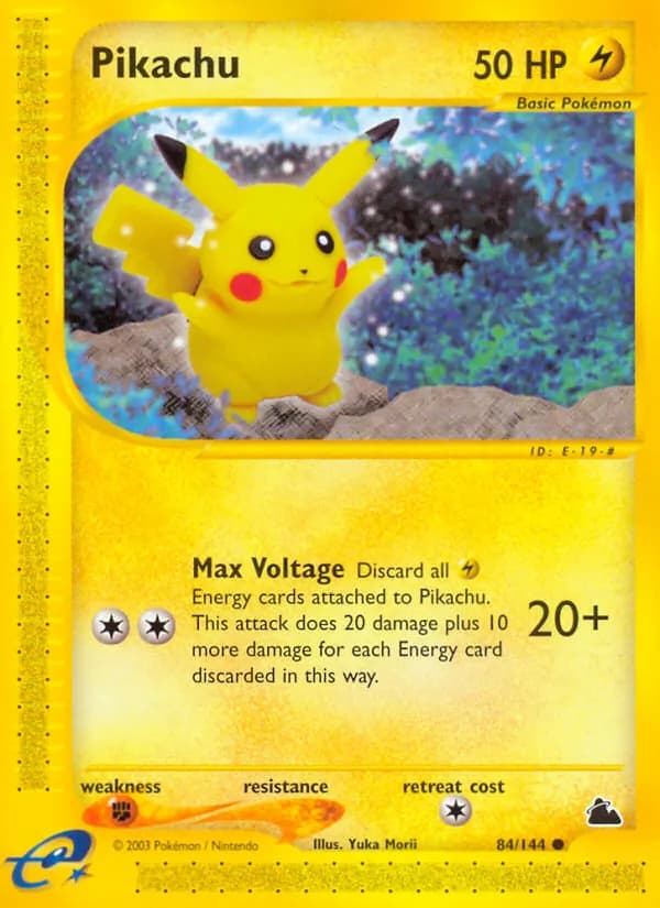 Pikachu 84/144, Skyridge