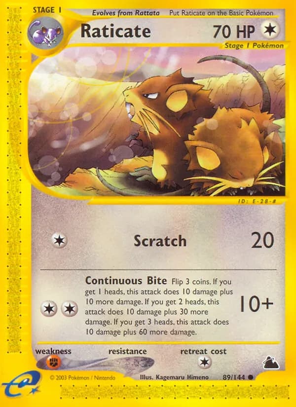 Raticate 89/144, Skyridge