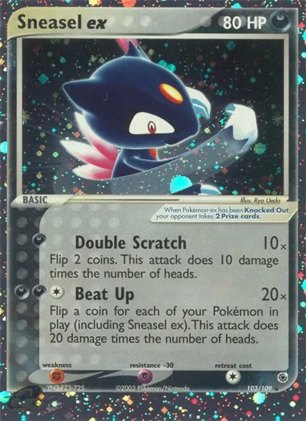 Sneasel ex 103/109, Ruby & Sapphire