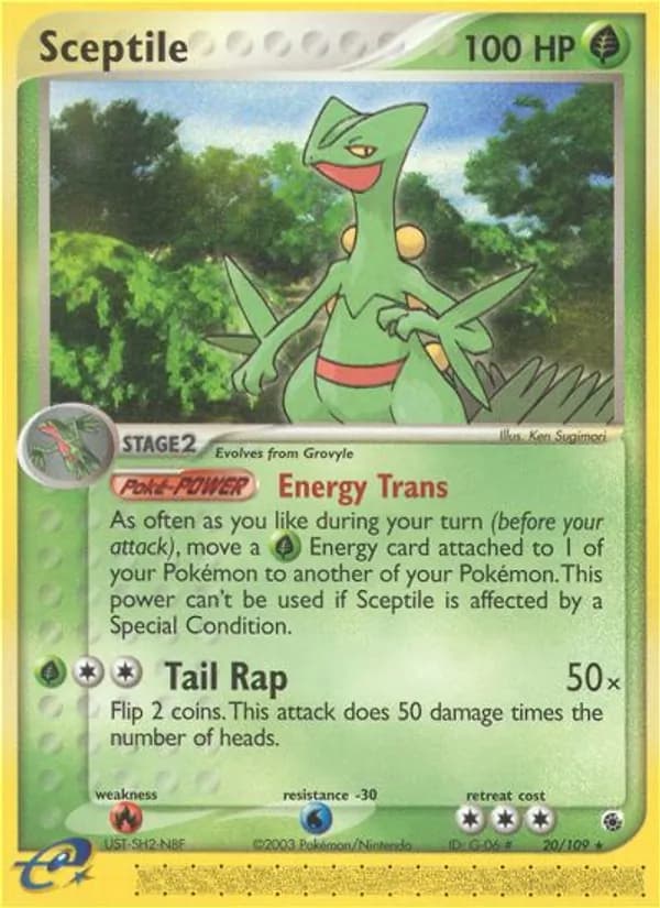 Sceptile 20/109, Ruby & Sapphire