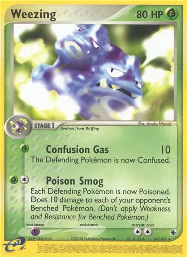 Weezing 24/109, Ruby & Sapphire