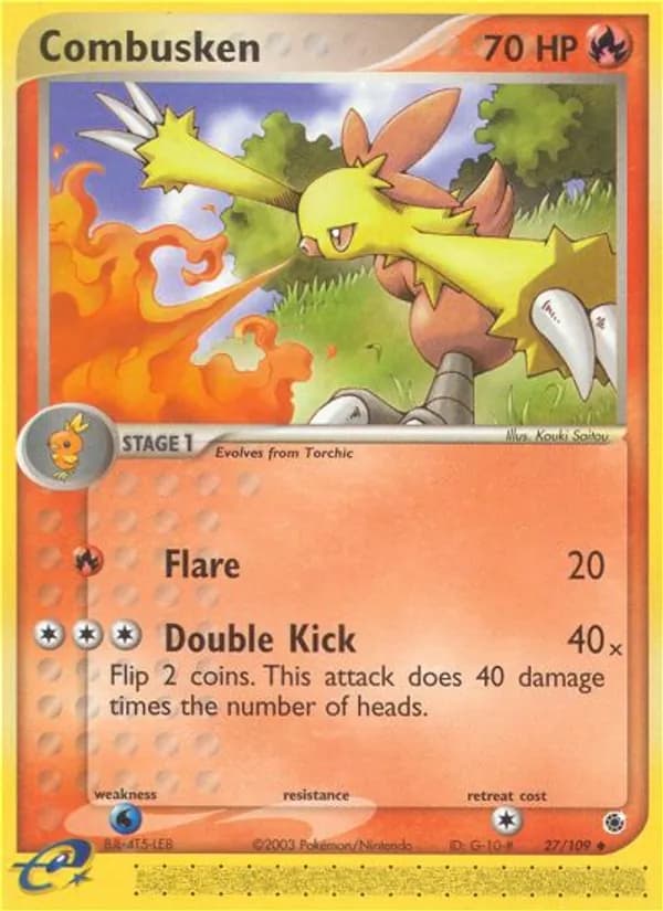 Combusken 27/109, Ruby & Sapphire