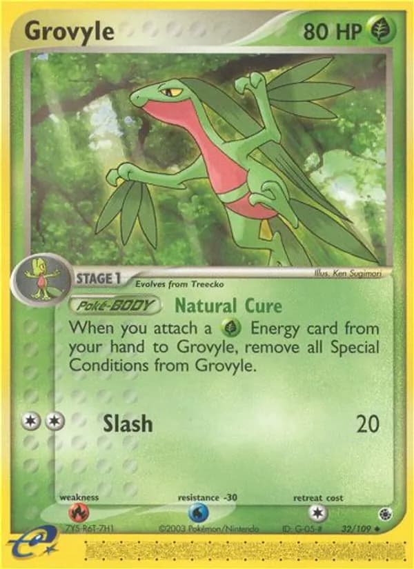Grovyle 32/109, Ruby & Sapphire