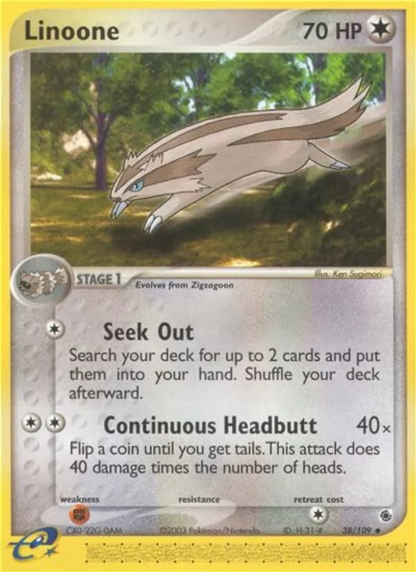 Linoone 38/109, Ruby & Sapphire
