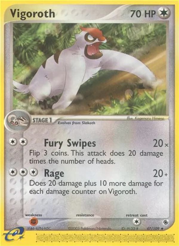 Vigoroth 47/109, Ruby & Sapphire