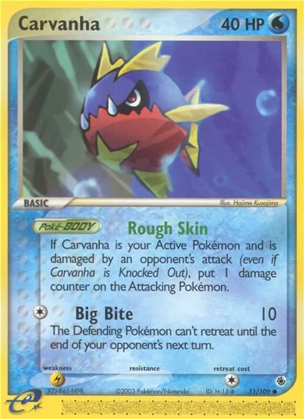 Carvanha 51/109, Ruby & Sapphire