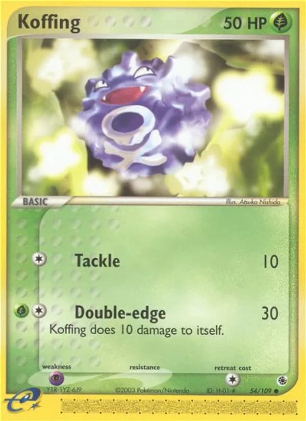 Koffing 54/109, Ruby & Sapphire