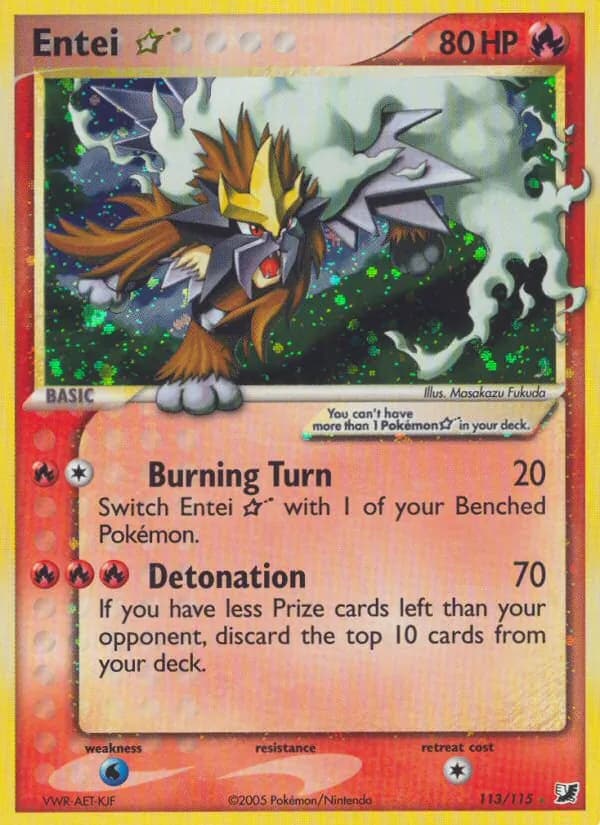 Entei ☆ 113/115, Unseen Forces