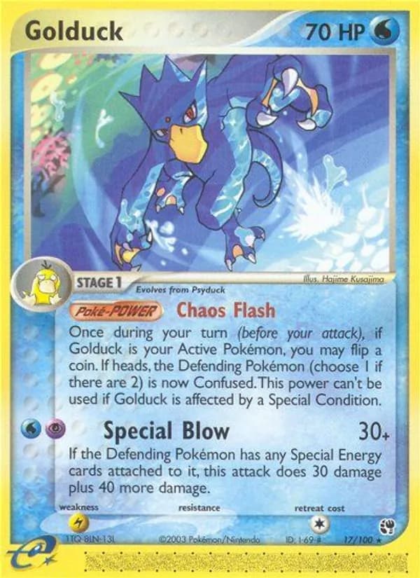 Golduck 17/100, Sandstorm